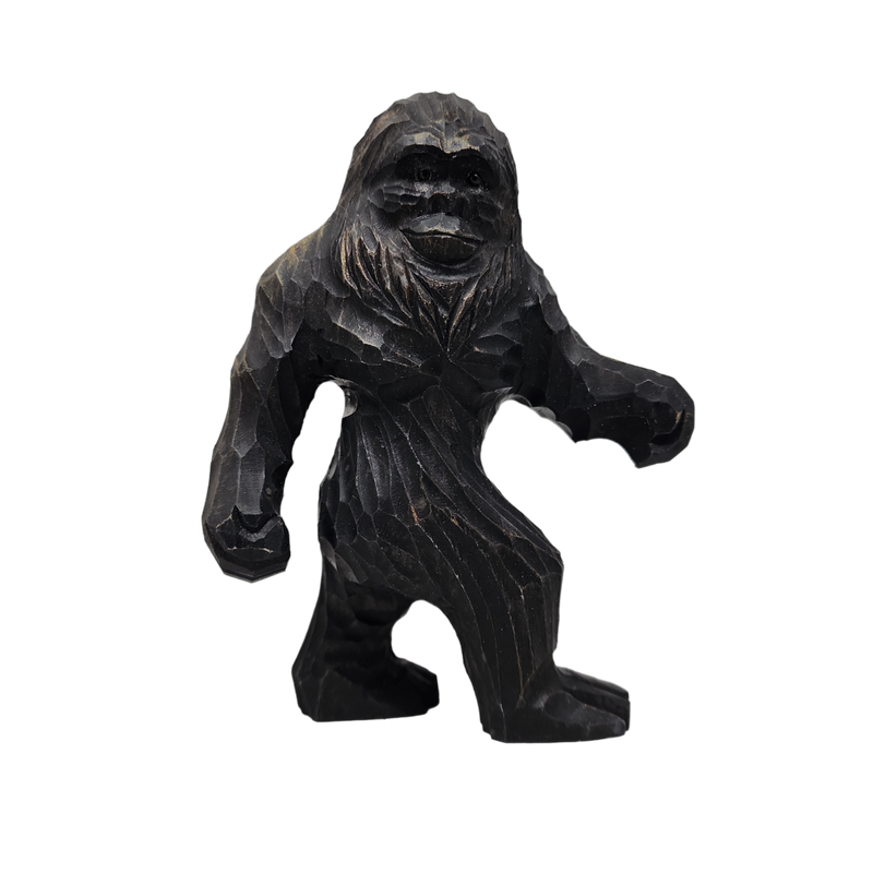 Hand Carved Wood Figurine - Yeti