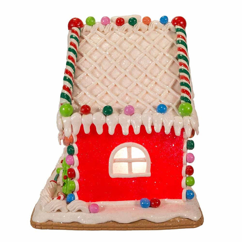 Gingerbread Junction - 9" Lighted Tabletop Gingerbread House - The Country Christmas Loft