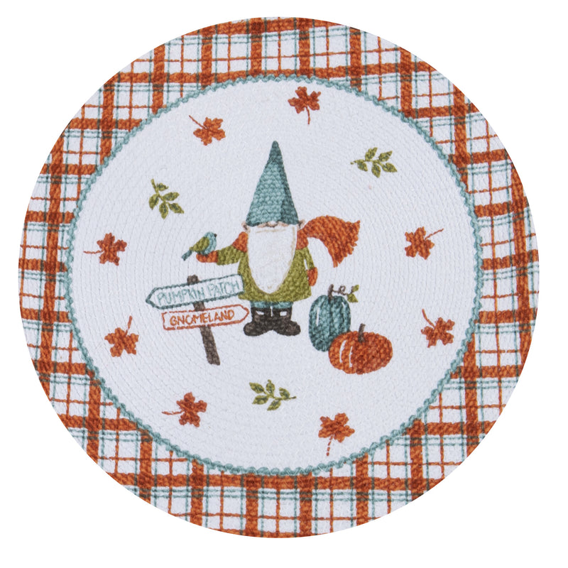 Gnomeland Harvest  Braided Placemat - The Country Christmas Loft