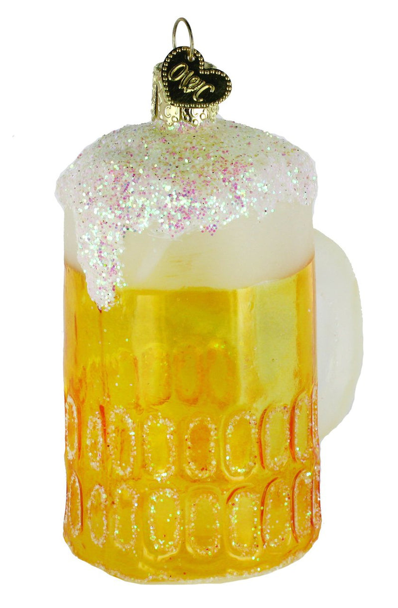 Mug Of Beer Glass Ornament - The Country Christmas Loft