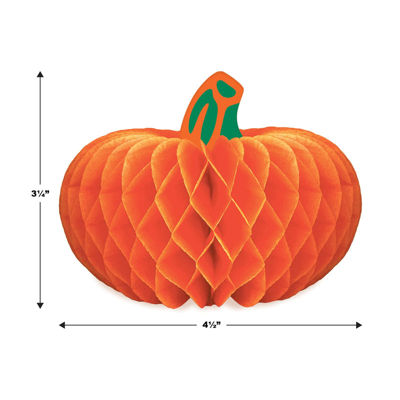 Tissue Pumpkins - 4 Inch - 4 Pack