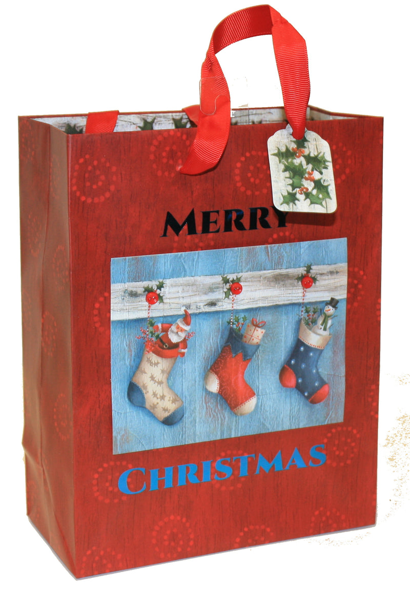 Country Medium Handmade Gift Bags - - The Country Christmas Loft