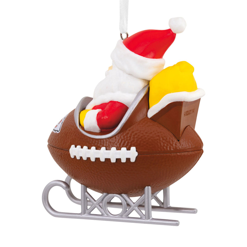 Kansas City Chiefs Football Sled Ornament