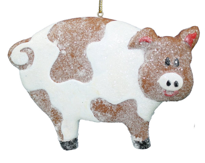 Paper Pulp Farm Cookie - Pig - The Country Christmas Loft