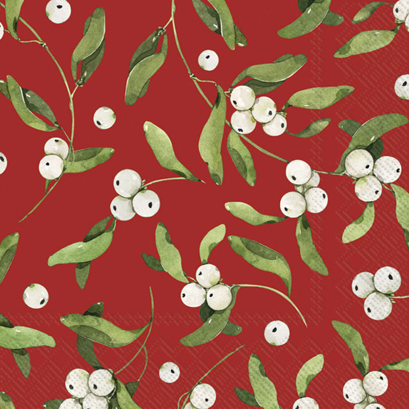 Alber Red - Cocktail Napkin - The Country Christmas Loft