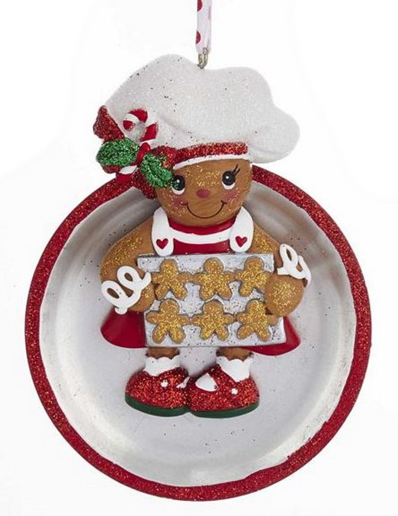 Gingerbread in Cup Ornament -  Large Cup - The Country Christmas Loft