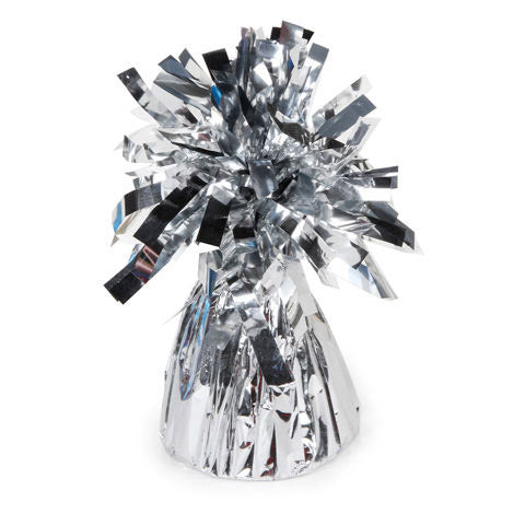 Foil Helium Balloon Weight - Silver - The Country Christmas Loft