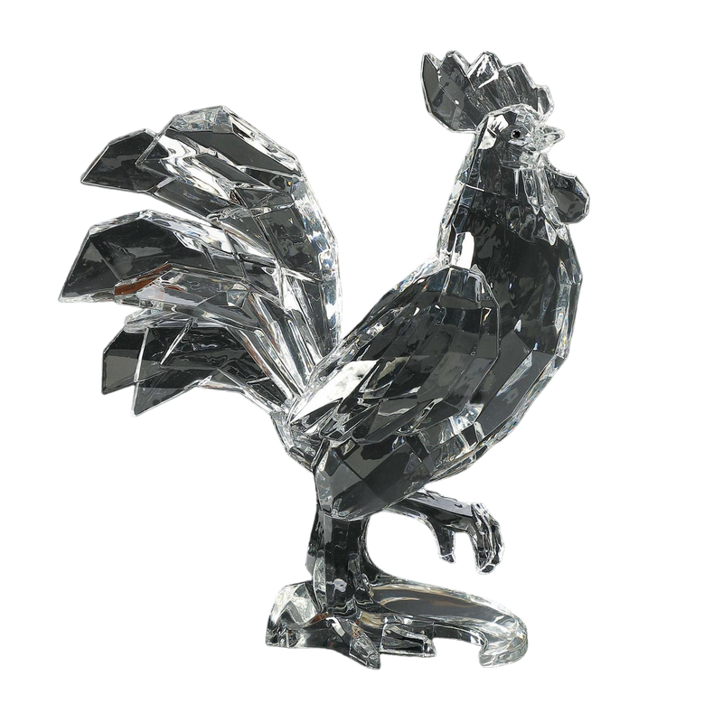 Acrylic Rooster Figurine