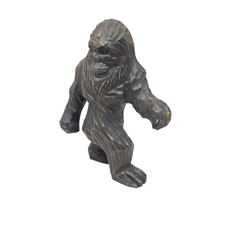 Hand Carved Wood Figurine - Yeti