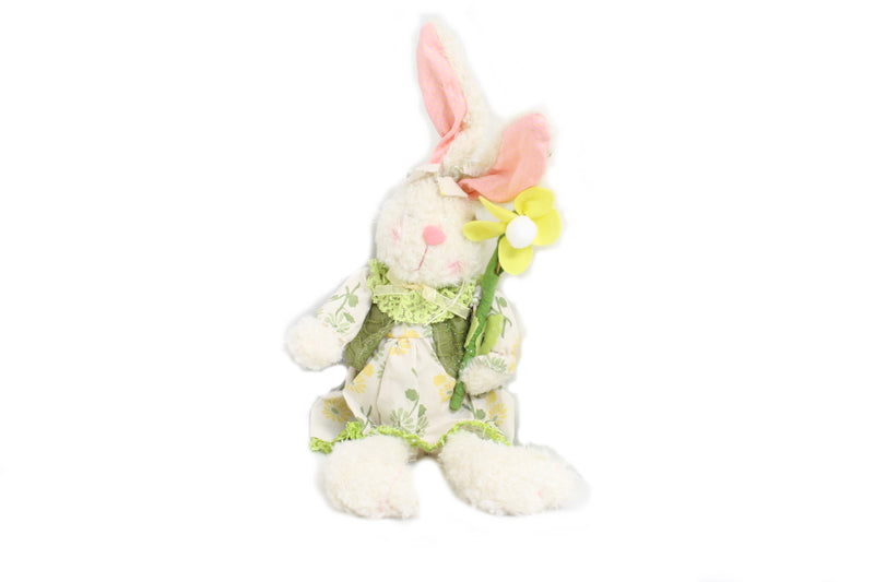 18'' Fabric Sitting Bunny Figure - - The Country Christmas Loft