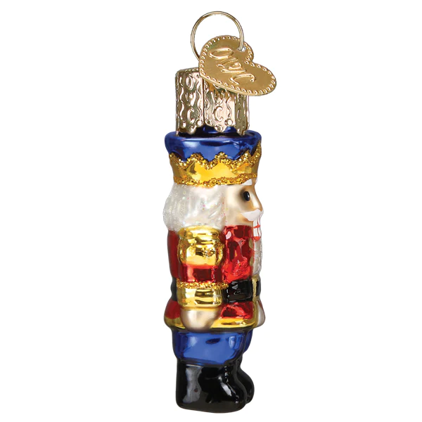 Gumdrop Mini Nutcracker Soldier Glass Ornament - The Country Christmas Loft