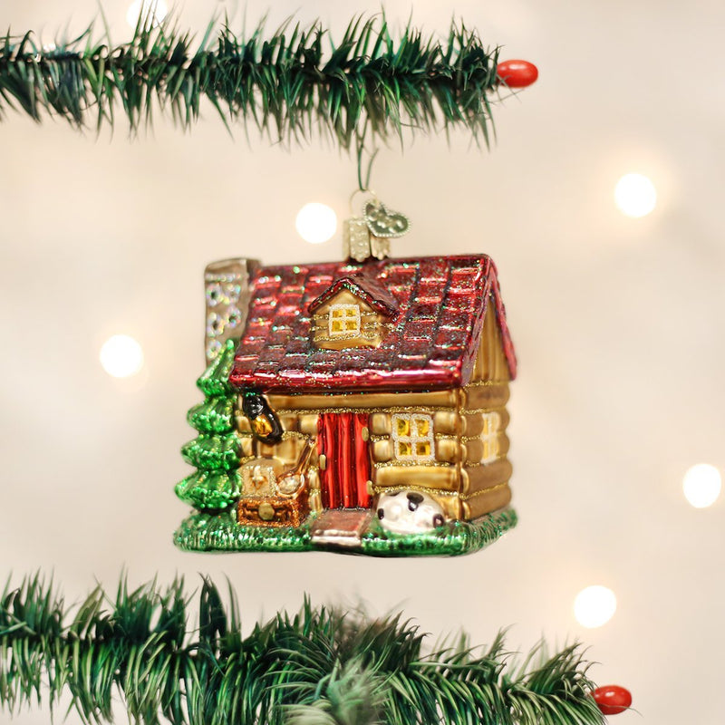 Old World Christmas Lake Cabin Ornament - The Country Christmas Loft