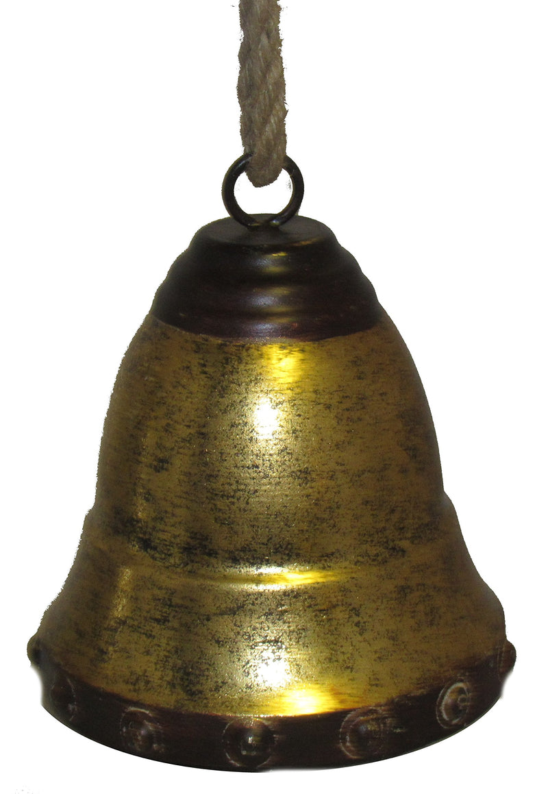 Small Metal Holiday Bell - - The Country Christmas Loft