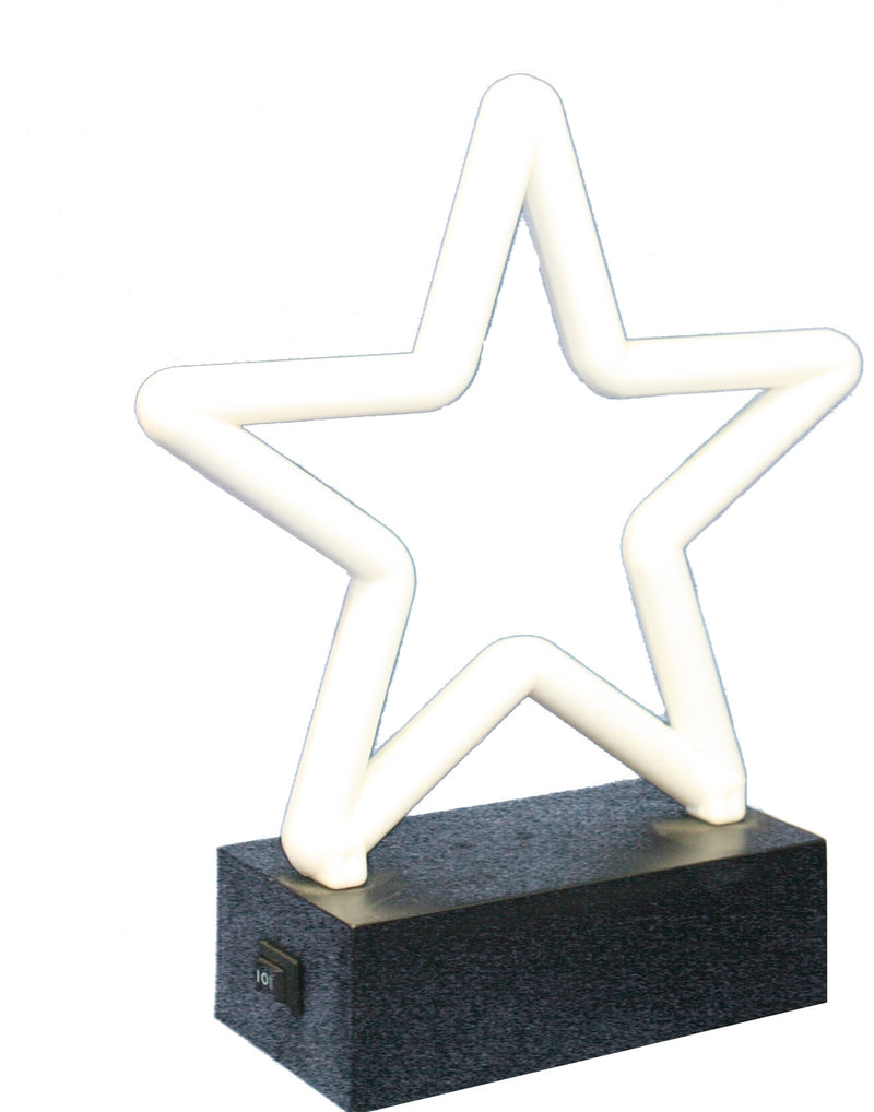 8 Inch LED Neon Style Table Piece - Star