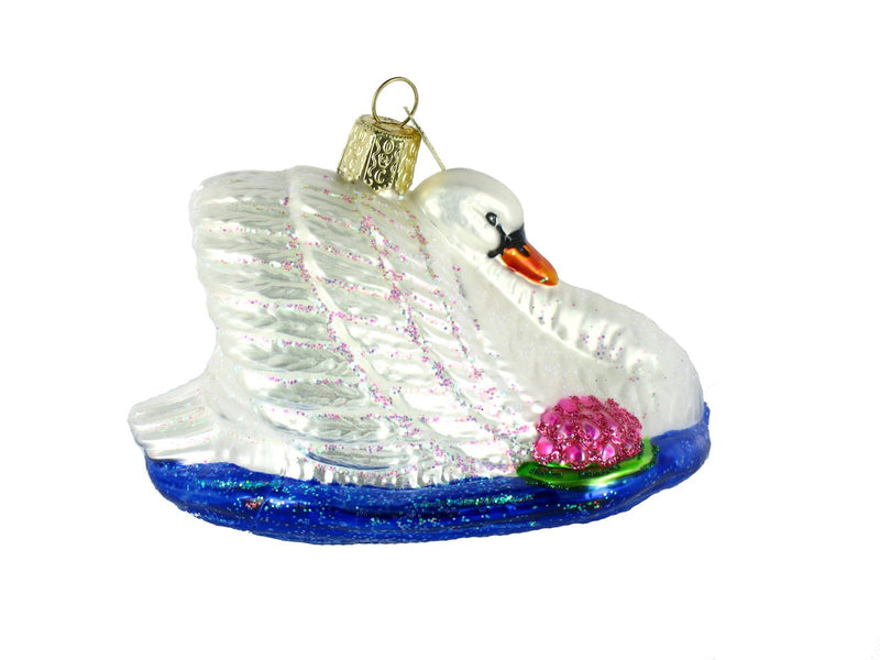 Old World Christmas Monet's Swan Ornament - The Country Christmas Loft